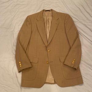 Mens Christian Doir Monsieur Tan Sportscoat Size 40R!